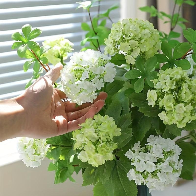 Artificial Hydrangeas for Weddings & Home Decor - Long Lasting Faux Flowers