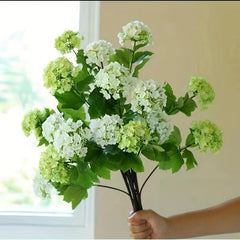 Artificial Hydrangeas for Weddings & Home Decor - Long Lasting Faux Flowers