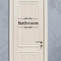 1pc Removable Alphabet Wall Stickers Bathroom Decor