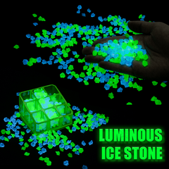 300pcs Luminous Garden Pebbles Glow in the Dark Stones