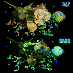 300pcs Luminous Garden Pebbles Glow in the Dark Stones