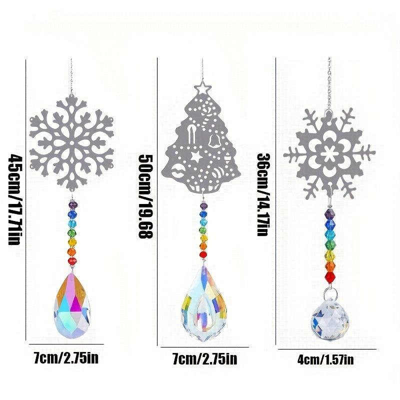 Crystal Sun Catcher Wind Chime Butterfly Pendant Wedding Party Home Decor
