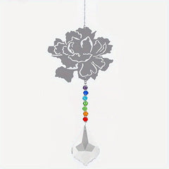 Crystal Sun Catcher Wind Chime Butterfly Pendant Wedding Party Home Decor