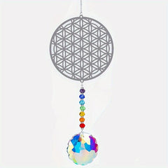 Crystal Sun Catcher Wind Chime Butterfly Pendant Wedding Party Home Decor