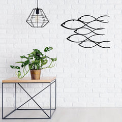 Nautical Metal Wall Art School Fish Wall Art Modern Metal Artwork Decor