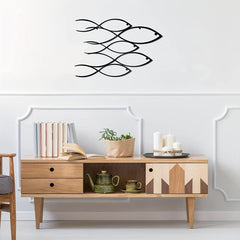 Nautical Metal Wall Art School Fish Wall Art Modern Metal Artwork Decor