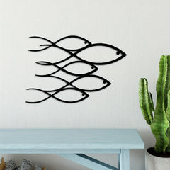 Nautical Metal Wall Art School Fish Wall Art Modern Metal Artwork Decor