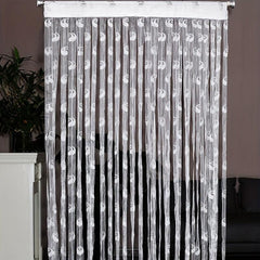Window Curtain Lace Embroidered Sheer Curtain Home Wedding Decoration