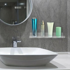 Clear Acrylic Wall Shelves - Space-Saving Floating Shelves