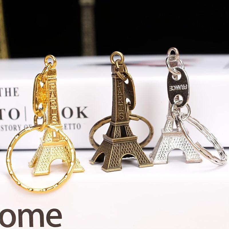 Vintage Eiffel Tower Statue Pendant Mini Metal Paris Tower Craft