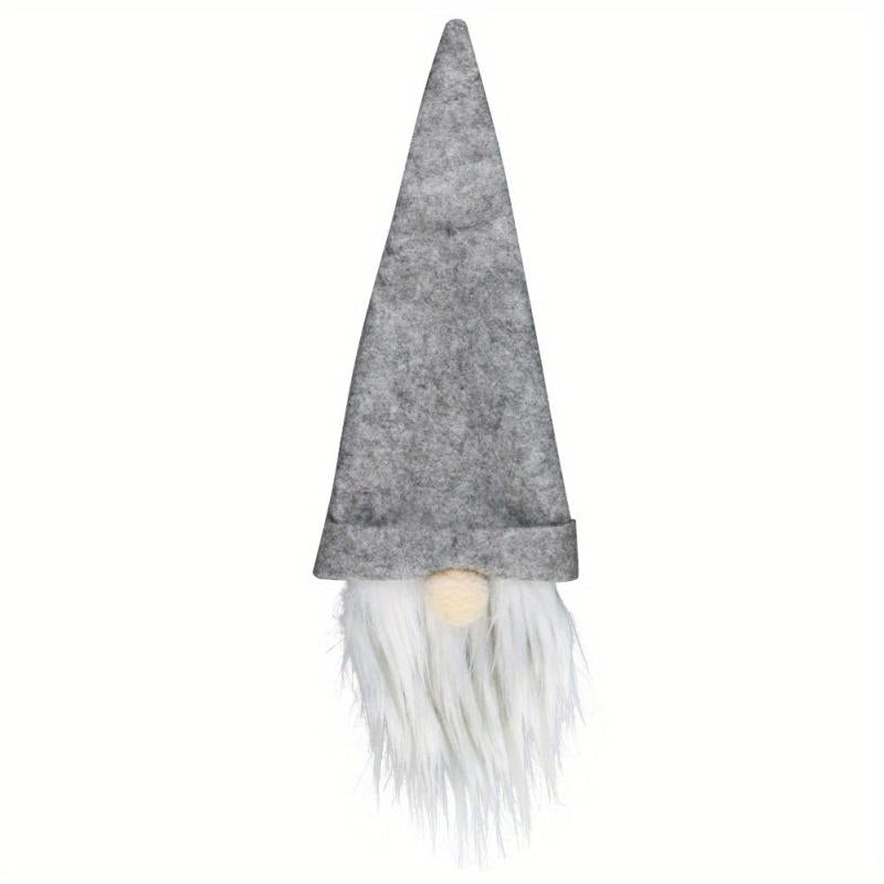Christmas Faceless Old Man Wine Bottle Set Table Decor