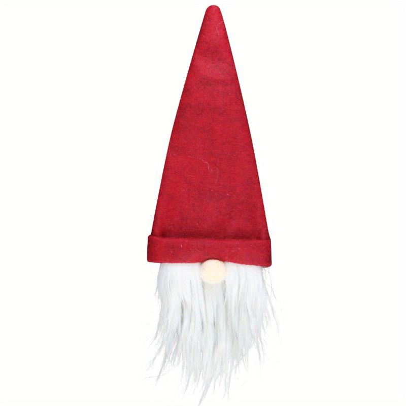 Christmas Faceless Old Man Wine Bottle Set Table Decor