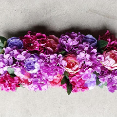 Artificial Flower Wall Wedding Proposal Simulation Silk Finished Decor