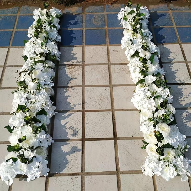 Artificial Flower Wall Wedding Proposal Simulation Silk Finished Decor