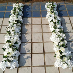 Artificial Flower Wall Wedding Proposal Simulation Silk Finished Decor