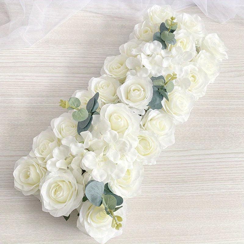 Artificial Flower Wall Wedding Proposal Simulation Silk Finished Decor