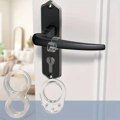2pcs Door Handle Bumper Wall Protector Reusable Anti Collision Buffer