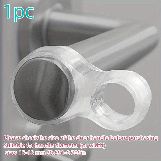 2pcs Door Handle Bumper Wall Protector Reusable Anti Collision Buffer