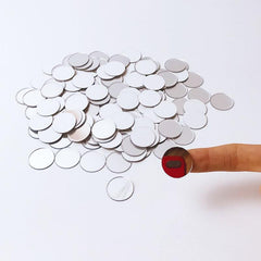 100pcs Round Acrylic Mirror Wall Sticker