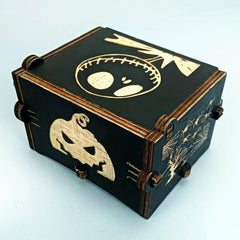 Christmas Surprise Hand Cranked Music Box