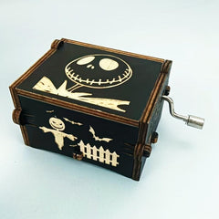 Christmas Surprise Hand Cranked Music Box