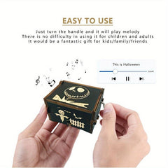 Christmas Surprise Hand Cranked Music Box
