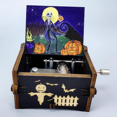 Christmas Surprise Hand Cranked Music Box