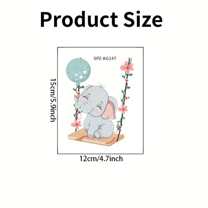 Elephant Switch Sticker for Home Decoration - Easy to Apply and Remove