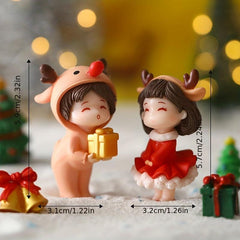 Christmas Couple DIY Decoration Character Doll Ornaments