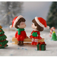 Christmas Couple DIY Decoration Character Doll Ornaments