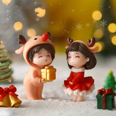 Christmas Couple DIY Decoration Character Doll Ornaments