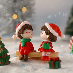 Christmas Couple DIY Decoration Character Doll Ornaments