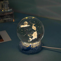 Stars And Seas Crystal Ball Night Light Bedroom Decor