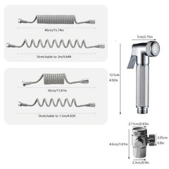 Handheld Bidet Sprayer For Toilet T Valve Adapter Sprayer