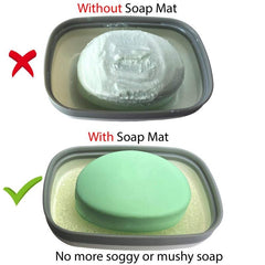 Portable Soap Box with Sponge Saver Leak Proof Soap Dish