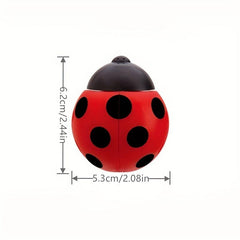 Ladybug Toothbrush Holder Suction Cup Wall Mounted Organizer