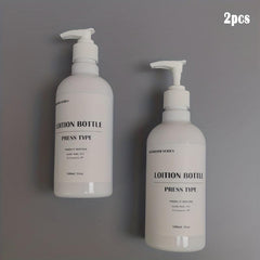 2pcs 16oz Sub Bottles Lotion Bottle Pump Refillable Empty Shampoo Dispenser