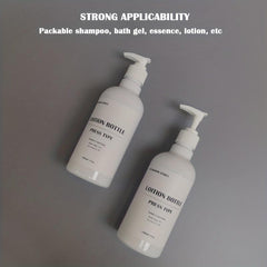 2pcs 16oz Sub Bottles Lotion Bottle Pump Refillable Empty Shampoo Dispenser