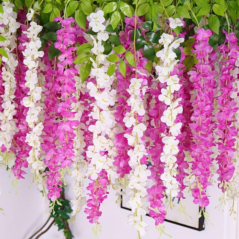 12 Packs Artificial Hanging Plants for Home Wall Decor