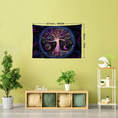 Tree Of Life Pattern Home Tapestry Wall Hanging Room Decoration