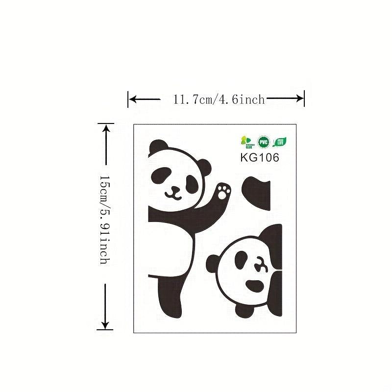 Panda & Dog Switch Sticker: Wall Decals & Refrigerator Stickers