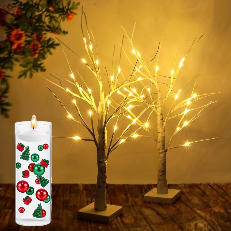 7057Pcs Christmas Vase Filler Decor DIY Crafts Holiday Home Table Party Decorati