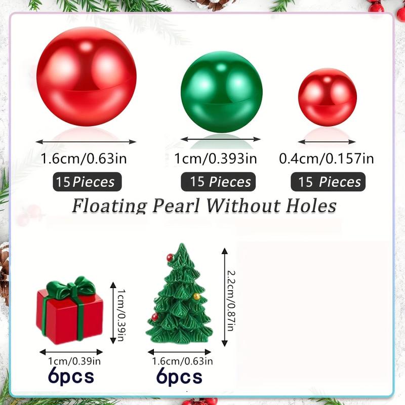 7057Pcs Christmas Vase Filler Decor DIY Crafts Holiday Home Table Party Decorati