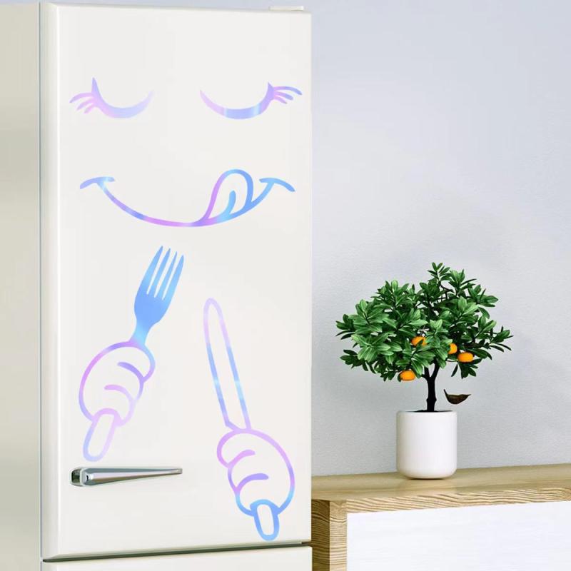 Luminous Colorful Face Fridge Stickers