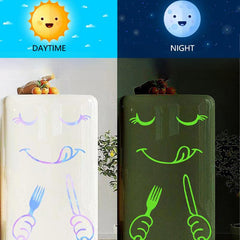 Luminous Colorful Face Fridge Stickers