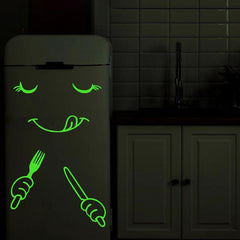 Luminous Colorful Face Fridge Stickers