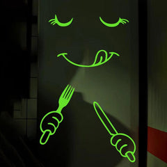 Luminous Colorful Face Fridge Stickers