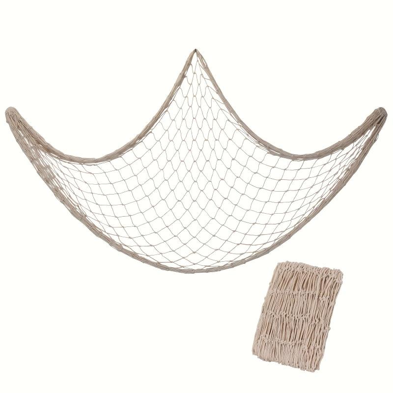 Natural Fish Net Decorative Beach Themed Fish Net Decorations