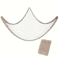 Natural Fish Net Decorative Beach Themed Fish Net Decorations