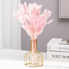 Hollow Iron Vase Dried Flower Vase Iron Art Flower Vase Ornament